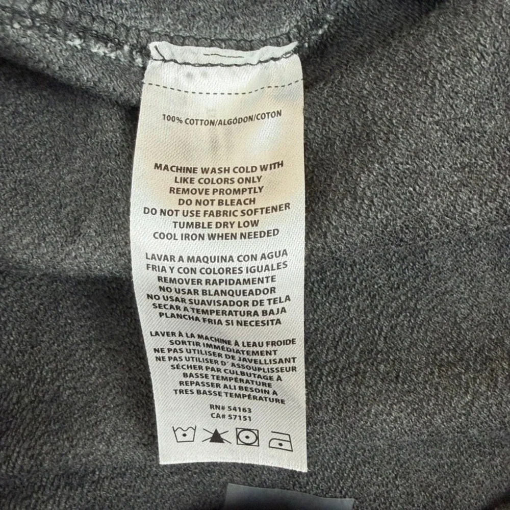 Tommy‎ Hilfiger Sport Women's M Charcoal Gray Garment Dyed Lounge Sweat Shorts